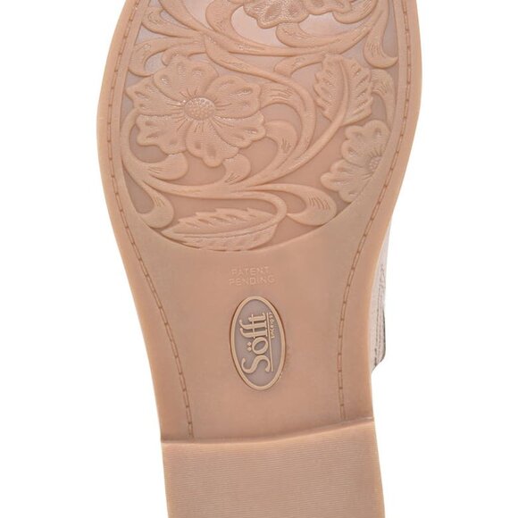 NEW SOFFT Leather Noble Comfort Slide Sandals bronze 254 3M7 - Picture 7 of 9